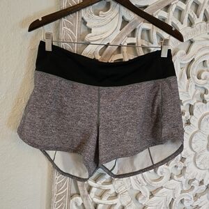 Lululemon Women's Speed Up Low Rise 2.5" Heather Lux Shorts 8